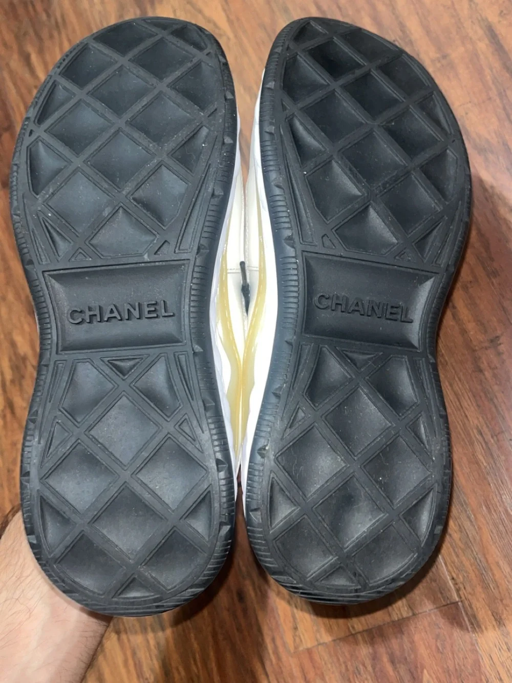 Chanel Velvet Calfskin Sneakers